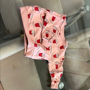 Popcorn Print Pink Kids sweatshirt